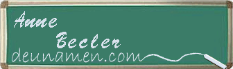 Anne Becler Visitenkarte